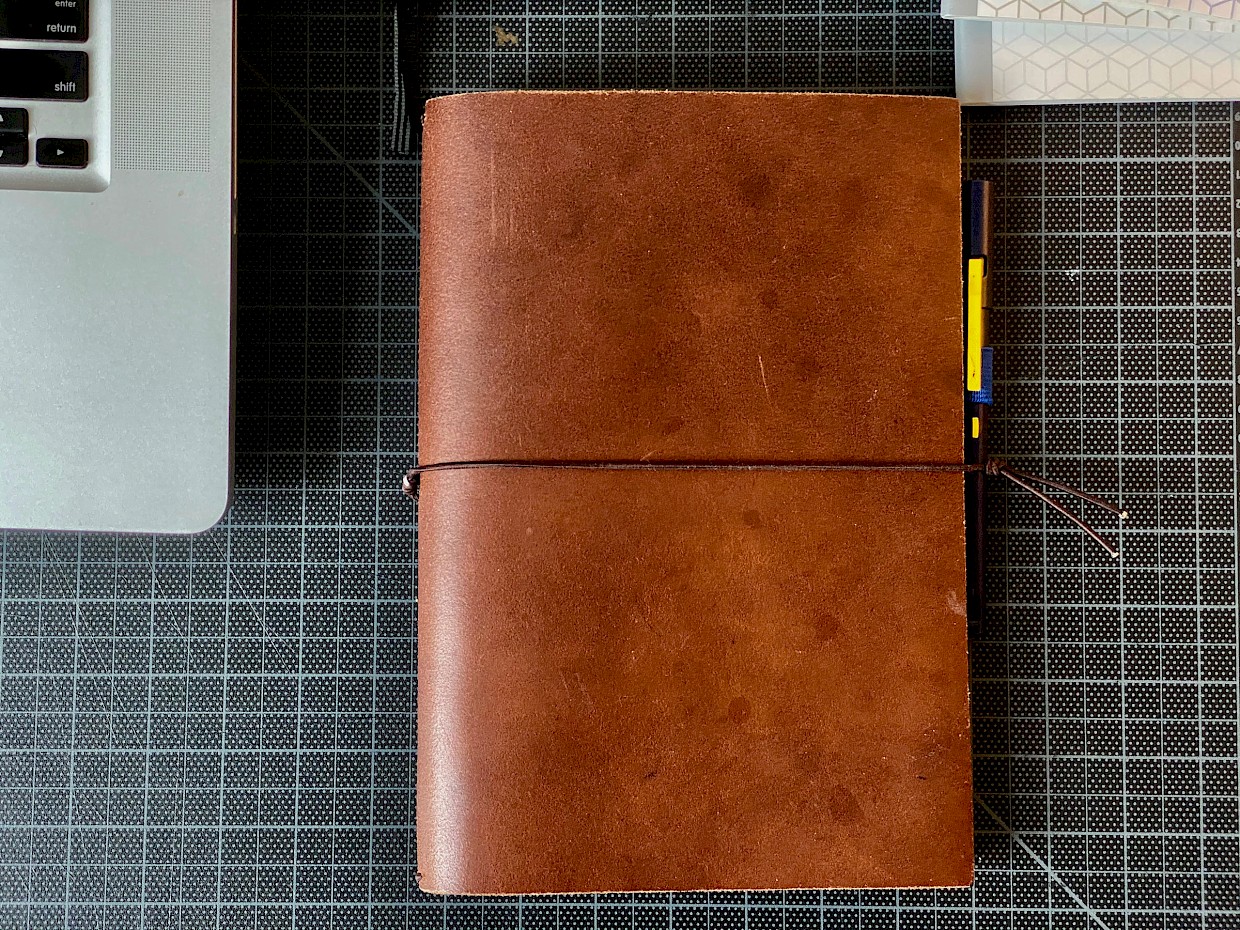 journal ideas to finding bliss leather diy cover